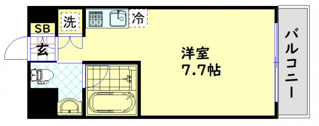 【間取り】 | ルクレ立売堀