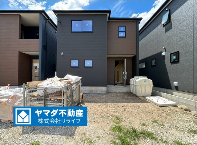 【商談中】リーブルガーデン　一宮市浅井町尾関第2　全4区画分譲の外観|■2号棟
■YAMADA電機の　ヤマダ不動産　株式会社リライフ　一宮店■
省エネ・耐震性◎の一建設の家。　
日本の風土に調和する木造軸組工法。フラット３５はＳＡを取得！１０年間の金利優遇あり！　