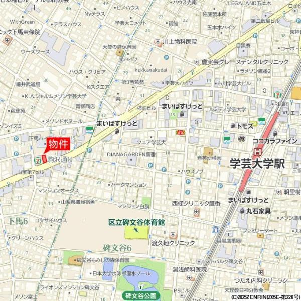ＰＡＳＥＯ学芸大学の地図