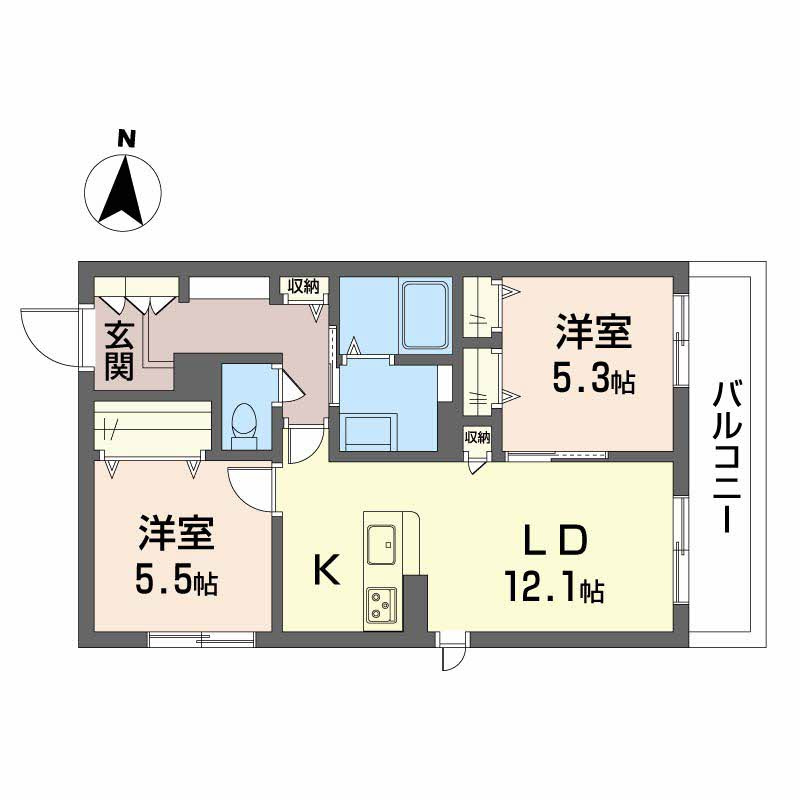 岸和田市磯上町１丁目のハイツ