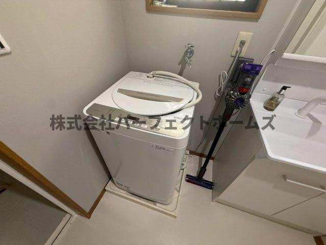 菅相塚町戸建　賃貸の設備|洗濯機置場