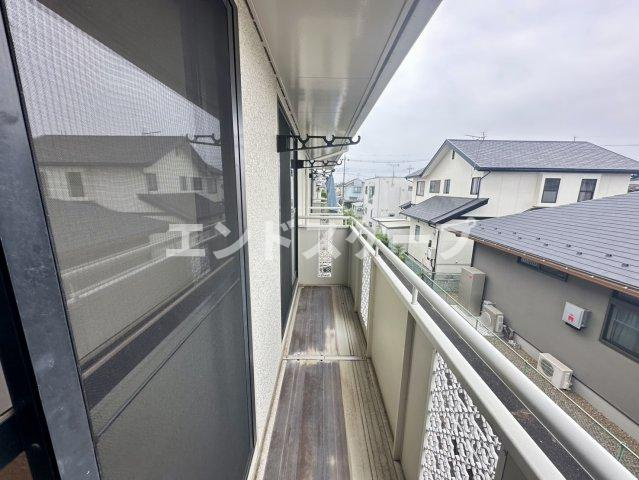 アサンテＢのバルコニー|高崎、前橋のお部屋探しはエンドスケープまで！お客様の理想お聞かせ下さい♪