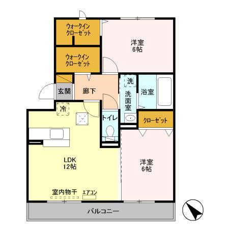 仲介手数料（賃料の1.10ヵ月）の50％OFF対象物件！の間取り