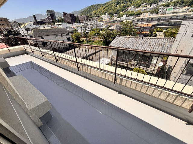 田中マンションのバルコニー