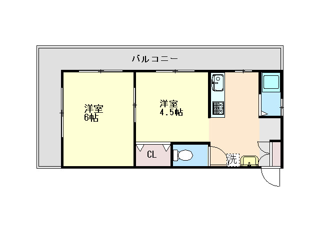 田中マンションの間取り