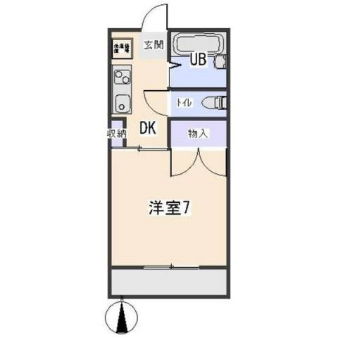 ラセーヌ柴田の間取り