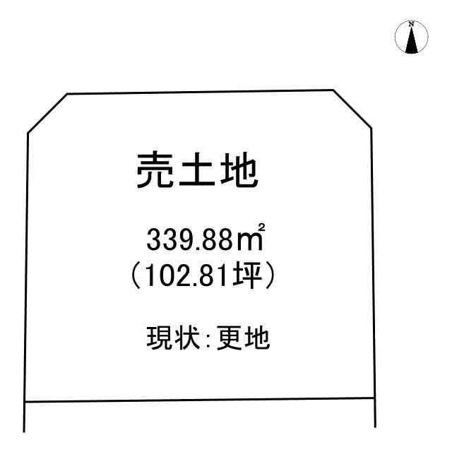 下北方町花切の土地図