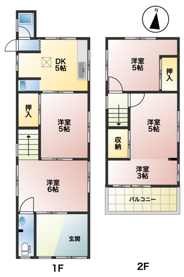 【間取り】 | 緑丘貸家