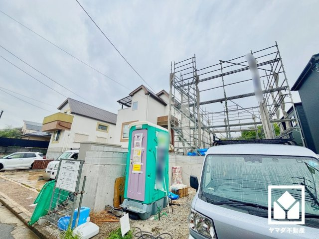 西宮市五月ケ丘　2期　3号棟の外観|全居室フローリングでお掃除ラクラクです。