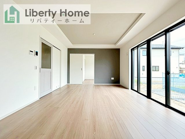 取手市宮和田15期　新築戸建　1号棟の居間・リビング