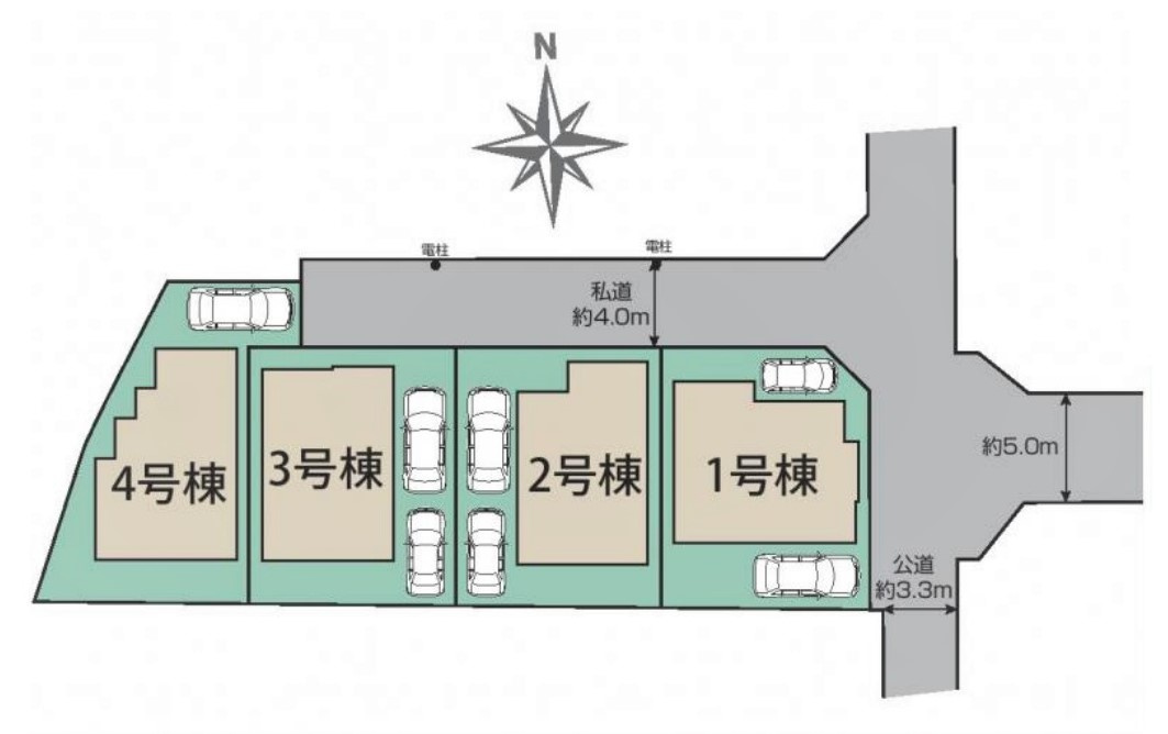 東村山市西武園多摩湖町　全4棟　4号棟