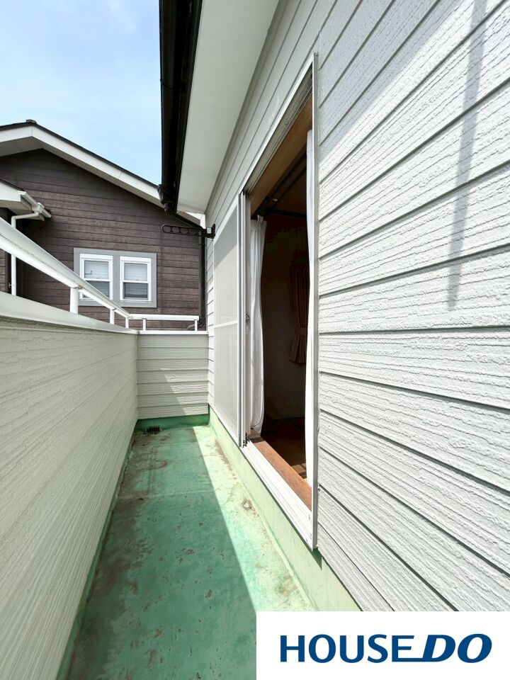 中古戸建　足利市葉鹿町のバルコニー|広々としたバルコニーです