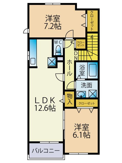 リヤン伊都の間取り