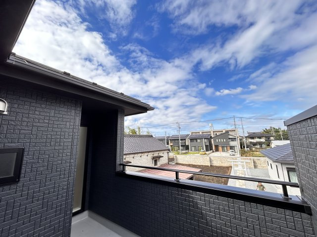 【ブルーミングガーデン】　宇都宮市江曽島町　全6邸の展望|〇2号棟　インナーバルコニーから〇
※2026年9月撮影