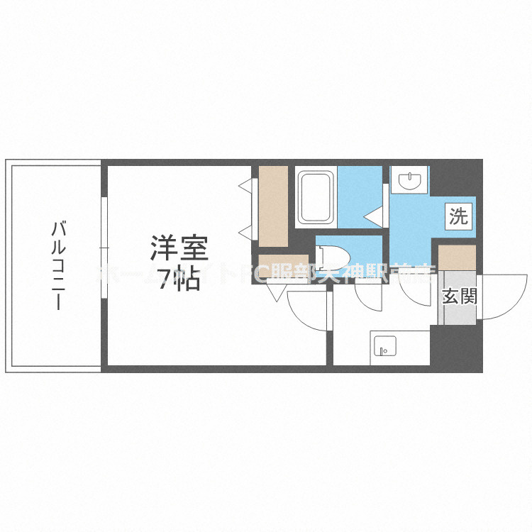 ラシーヌ瓦屋町の間取り