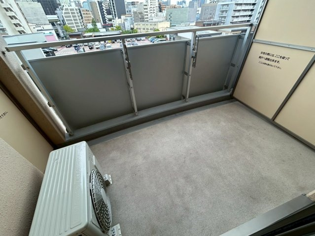 ルクレ阿波座レジデンスのバルコニー