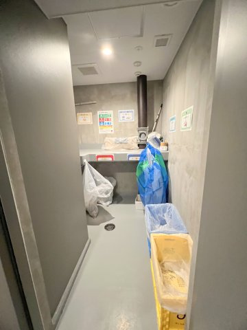 シーズンフラッツ大森ブライトのその他共用部分|曜日時間関係なくゴミ出し可能なゴミ捨て場！