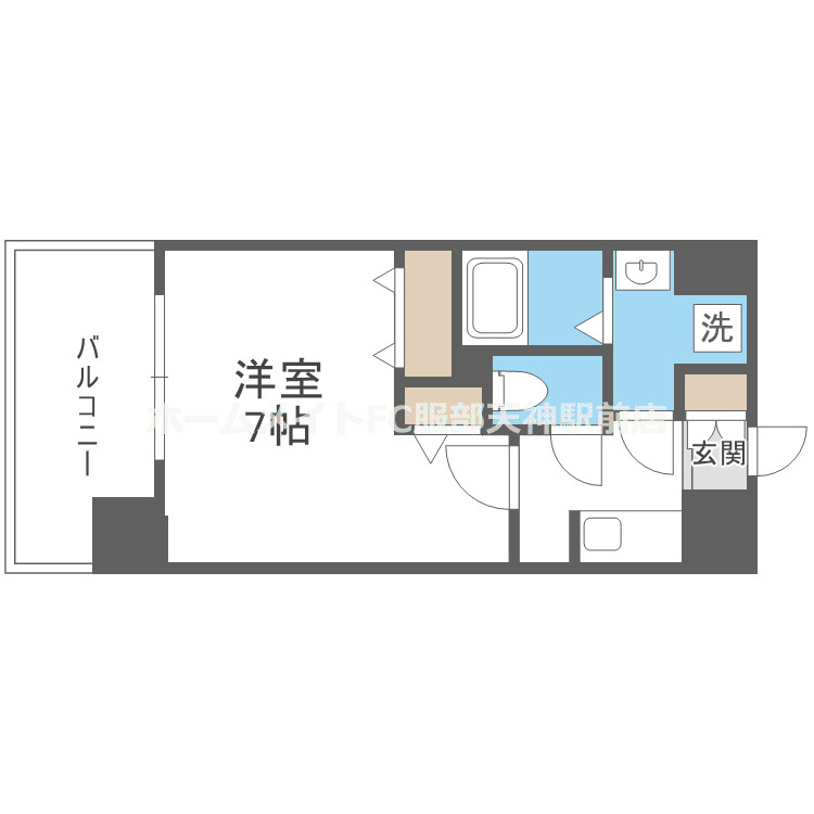 ラシーヌ瓦屋町の間取り