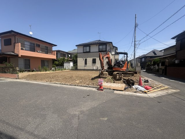 越谷市大泊　新築戸建ての外観