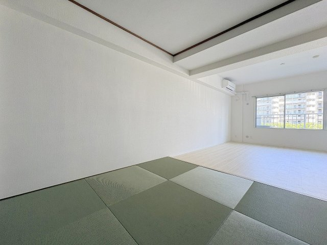 パークフィールドみさと2街区1号館の和室|リビングと隣接した和室を完備！お子様のお昼寝スペースとしても便利