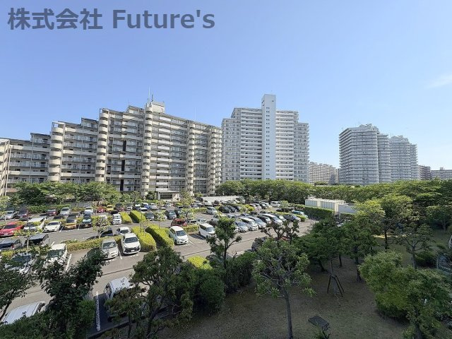 パークフィールドみさと2街区1号館の展望|バルコニーからの眺めです