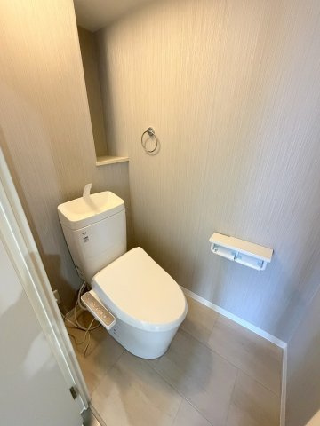 パークフィールドみさと2街区1号館のトイレ|清潔感のあるトイレです