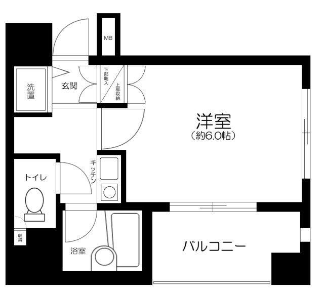 中銀浅草寿町マンシオンの間取り