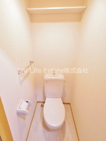 東大和市高木１丁目のアパートのトイレ