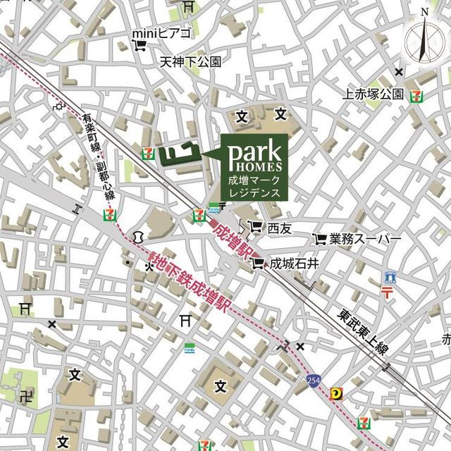 パークホームズ成増マークレジデンスの地図