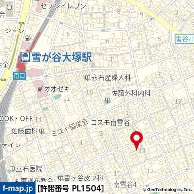【地図】 | ハイステージ南雪谷