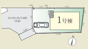 【区画図】 | ご家族様のプライベート空間が確保できる素敵な間取りです。また敷地ゆったりですので、おうち時間を楽しむのにもぴったりですね♪