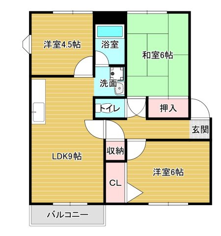 アドザックス宮崎の間取り