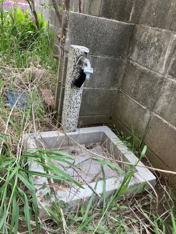 千葉県船橋市金杉７丁目　～２駅利用可。落ち着いた住宅街～の設備|お庭のお手入れや洗車、泥汚れ洗いに便利な屋外立水栓付き。