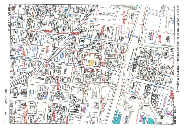 メゾンドゥース丹波橋の地図