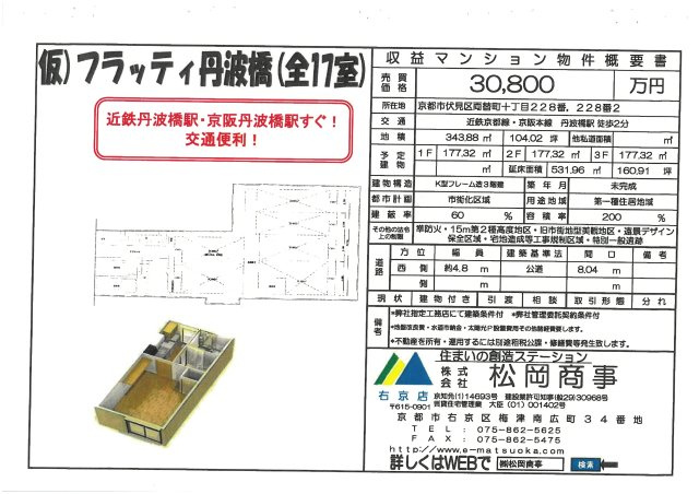 仮）フラッティ丹波橋のその他