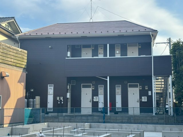 深谷市一棟アパートの外観