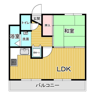 【間取り】 | ハイツ淀2号館