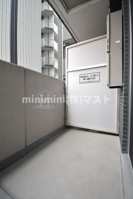 ISM谷町六丁目　のバルコニー