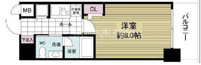 ISM谷町六丁目　の間取り