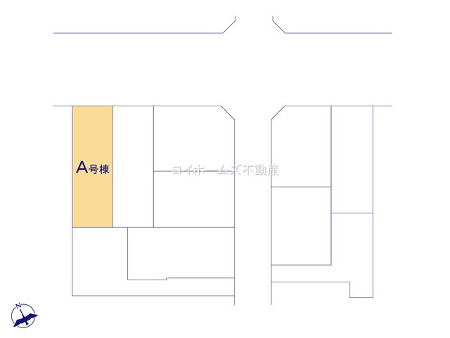 【区画図】 | 安城市美園町１丁目19-2『仲介料無料』新築戸建て | A号棟