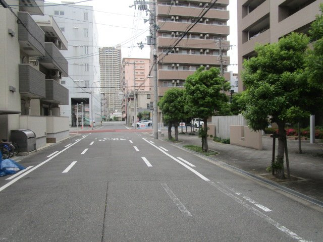 大阪市城東区今福西５丁目の倉庫の周辺