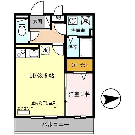 ハナミズキの間取り