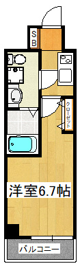 KDXレジデンス原木中山の間取り