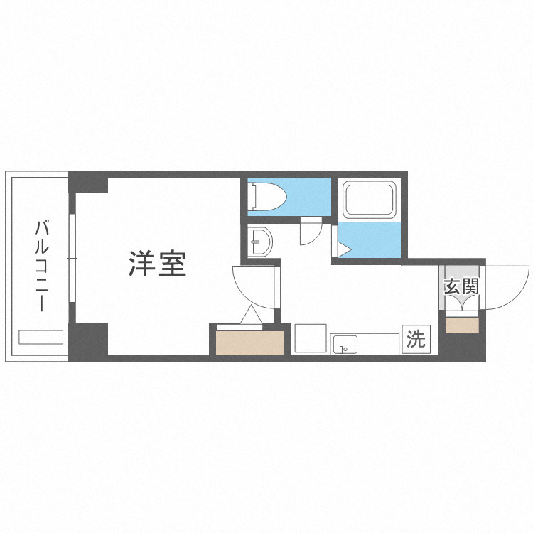 グランカーサ都島の間取り