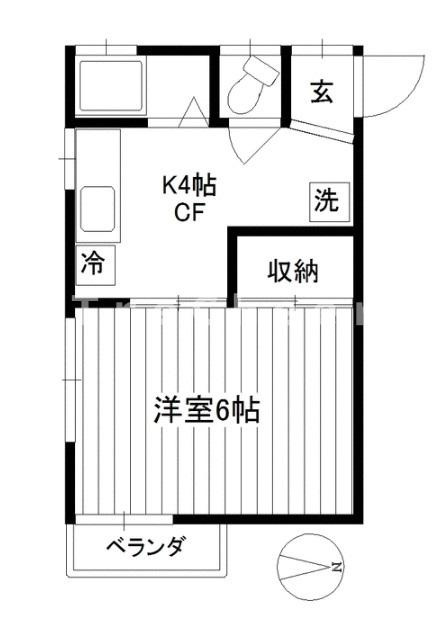 サンロイヤル早稲田の間取り