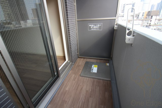 プレサンス扇町駅前のバルコニー