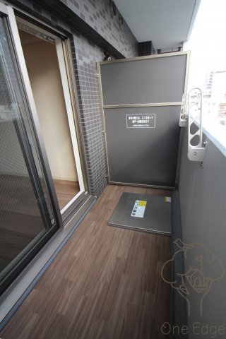 プレサンス扇町駅前のバルコニー