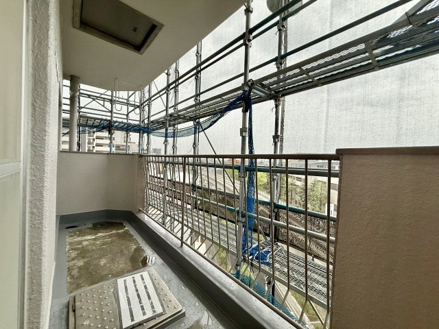 パレス守山のバルコニー