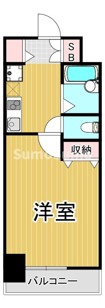 Aurora Court兵庫駅前の間取り