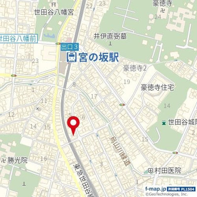【地図】 | コートハウス豪徳寺